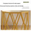 Tabouret, structure en métal