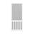Screen  5 Bar 80-In Height White Primed Screen Door Slab Only-108677890