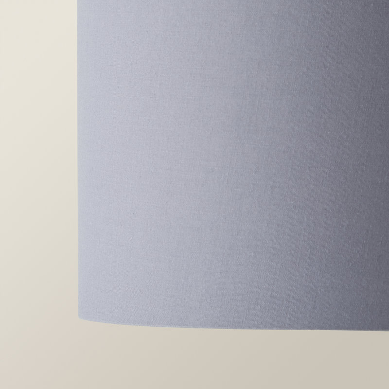 Tacita 15cm H Linen Blend Lamp Shade in Grey