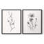 Vintage Floral XXIX - ensemble de 2 cadres photo simples-608962326-608962321