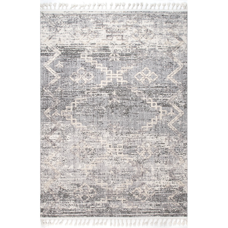 Makaila Geometric Indoor Rug, Rectangle 4' x 6' 8"