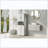 Tall Bathroom Cabinet Tilt-Out Hamper Upper Storage Space-121612393