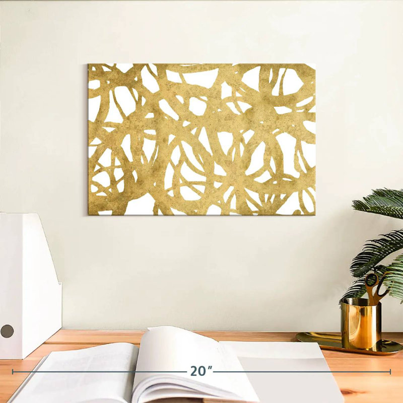 Avery Endless Circles Front Gold, 8" H x 12" W