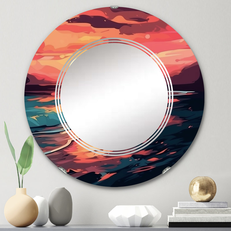 Miroir mural Escambia, 24 po x 24 po
