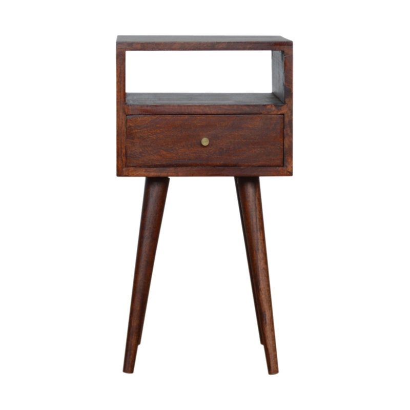 30cm W Solid Wood Bedside Table