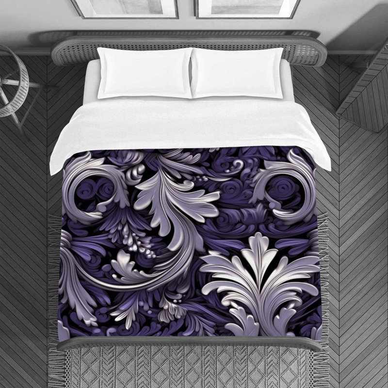 Housse de couette , Housse de couette pour lit simple, Rouge / blanc