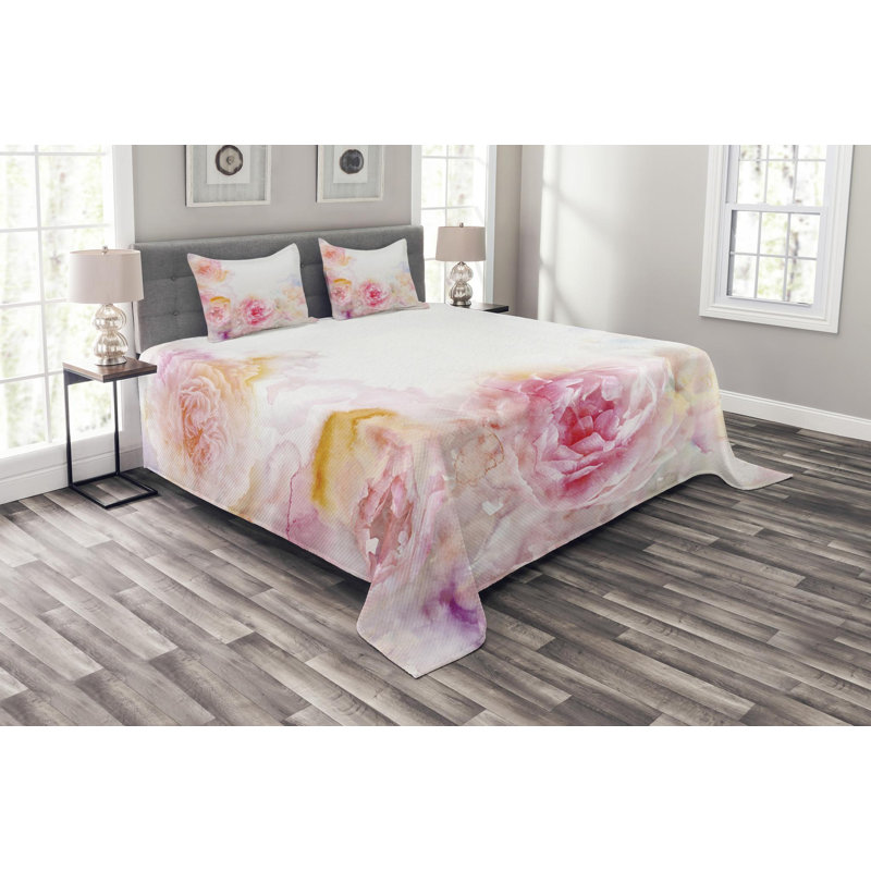 Farmhouse / Country Polyester Coverlet, Queen Coverlet + 2 Shams