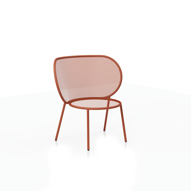 Chaise de patio Abberton, Cuivre brun
