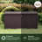 EHHLY Commercial Grade Deck Box, 113 Gallon Outdoor Storage Box Large, Lockable Package Bin Delivery Box for Outside Front Porch, Patio Cushions Storage Containers Waterproof-102731327