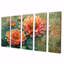 «Vintage Dalia Spring Symphony II», art mural Dahlia - art mural traditionnel sur toile-1710179080-1710179093