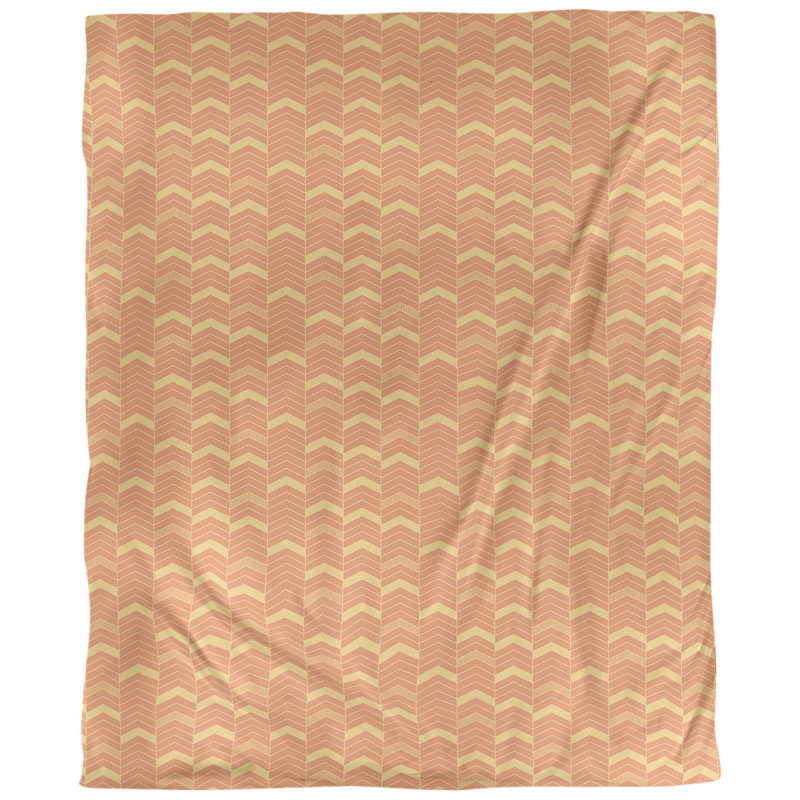 Housse de couette simple Rhonda, Housse de couette pour très grand lit, Polyester brossé, Orange / Jaune