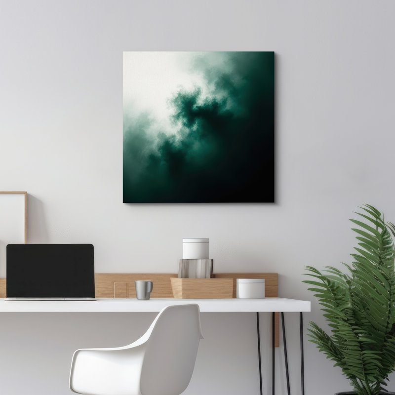 Canvas Wall Art Abstract Print for Living Room Decor, 12.8" H x 12.8" W, Wrapped Canvas, Does Not Apply