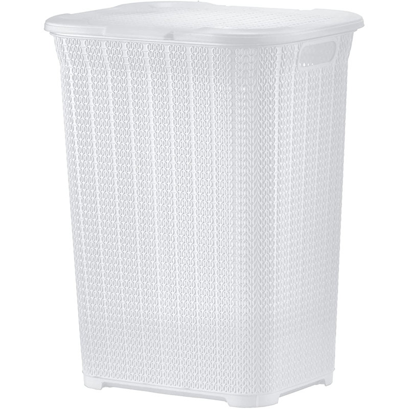 Panier à linge Knit, Blanc