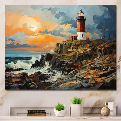 " Dots Lighthouses Guiding III "