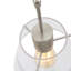Loma 3 - Light Nickel Cone Pendant