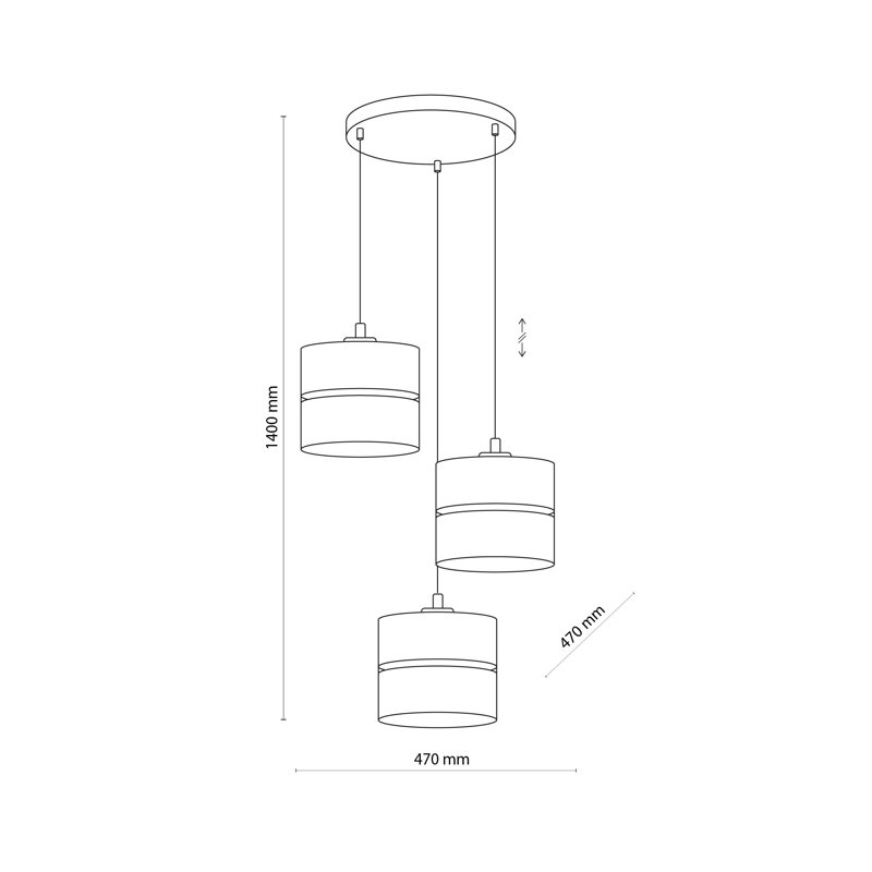 Ammon 3 - Light Cluster Pendant