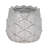 Stoneware Ceramic Planter with Sculpted Textured Form and Rounded Silhouette for Decorative Display and Botanical Arrangement in Indoor or Covered Outdoor Settings-126410033