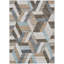 Tapis brun intérieur / extérieur lavable à la machine Claudian ACN1241-103719025