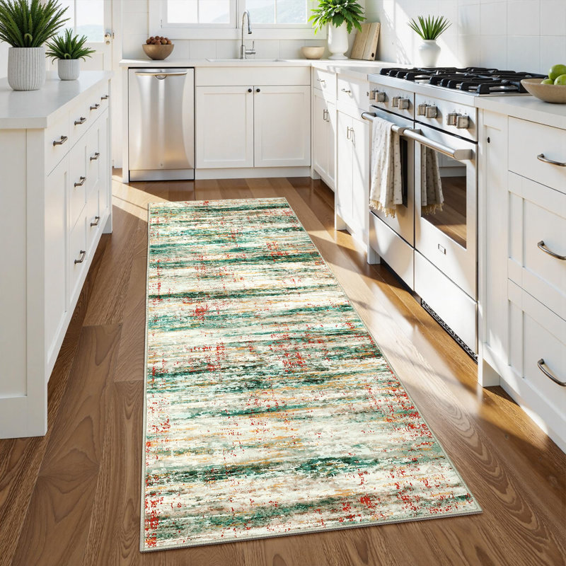 Large Area Rug Stain-Resistant Contemporary Dining Room Rug, Soft Neutral Floor Mats, Easy Cleaning Modern Accent Carpet, Non-Shedding Rugs
