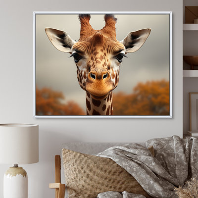 «Kristyle Giraffe Gentle Portrait», reproduction