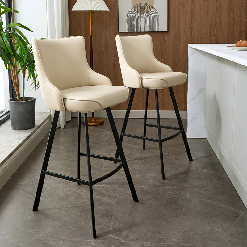 Chaise d'appoint blanche à dossier solide (ensemble de 8), Blanc, 8, 28.74"