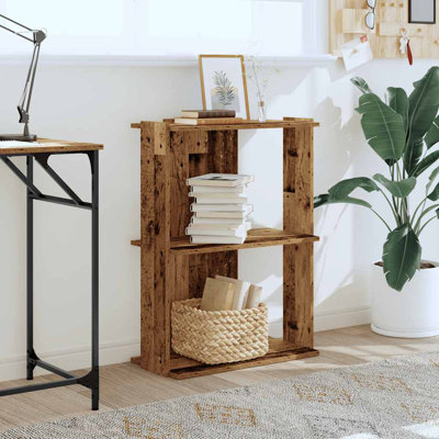 vidaXL Bookcase Engineered Wood Small Bookcase Rectangular