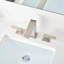 Robinet de salle de bain surdimensionné à 2 poignées à 2 poignées et robinet à 3 trous pour salle de bain de style rétro Summit, nickel brossé-122057377
