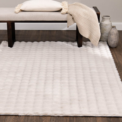 Tapis intérieur ivoire en polyester Maryville Ivory X-11