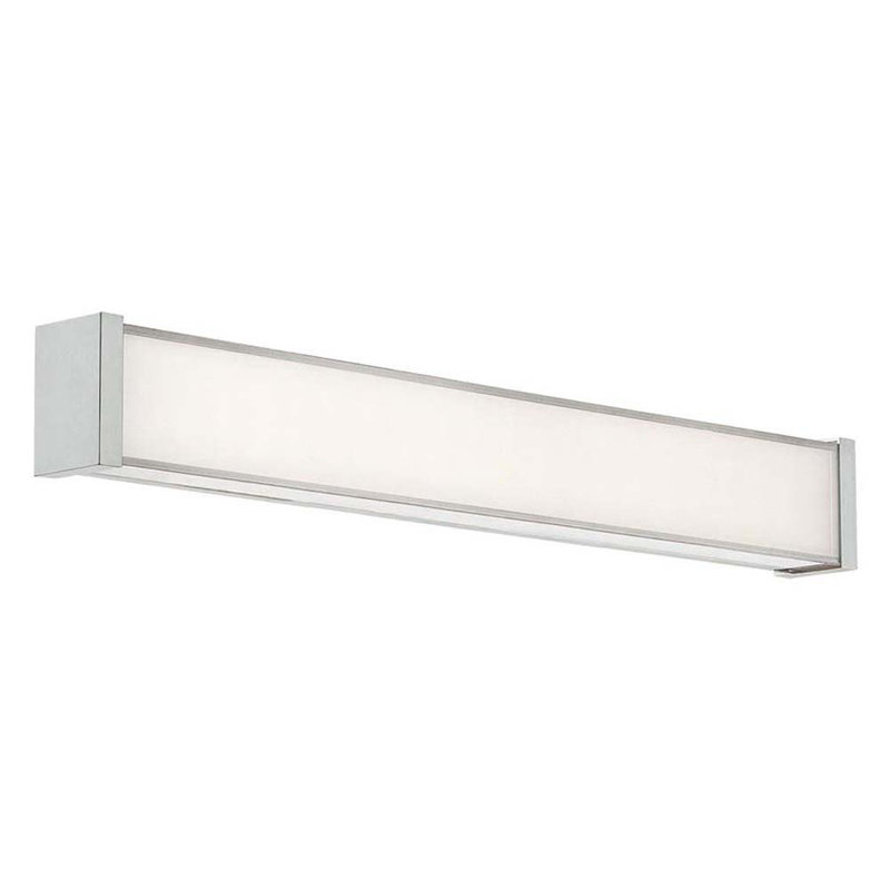 Svelte 1 - Light LED Bath Bar, Brushed Nickel, 2700K