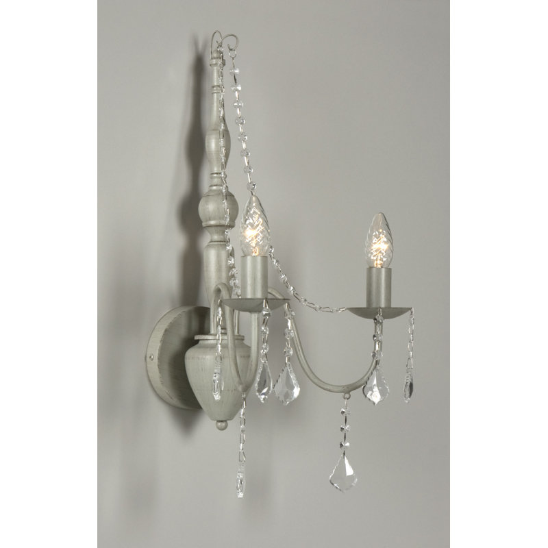 Cogburn Candle Wall Light, Light taupe