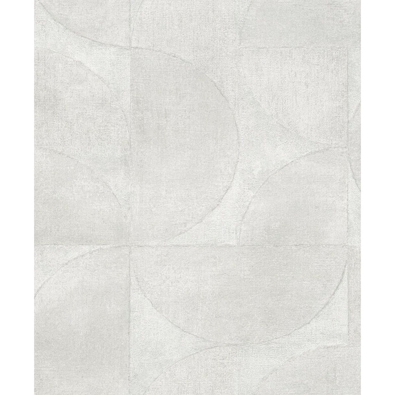 Rouleau de papier peint texturé, Gris / argent / beige