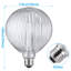 Ampoule à DEL G125, Edison, 3,5 W, à intensité variable, verre transparent, base E26, blanc doux 2200K