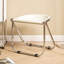 Chaise pliante en acrylique Creative - Design rétro transparent pour la maison, le bureau et l'extérieur, pliable empilable, matériau PC, couleurs vives, utilisations multiples comme changement de chaussures, habillage, salle à manger, antique