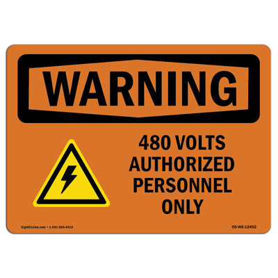 Enseigne 480 480 Volts