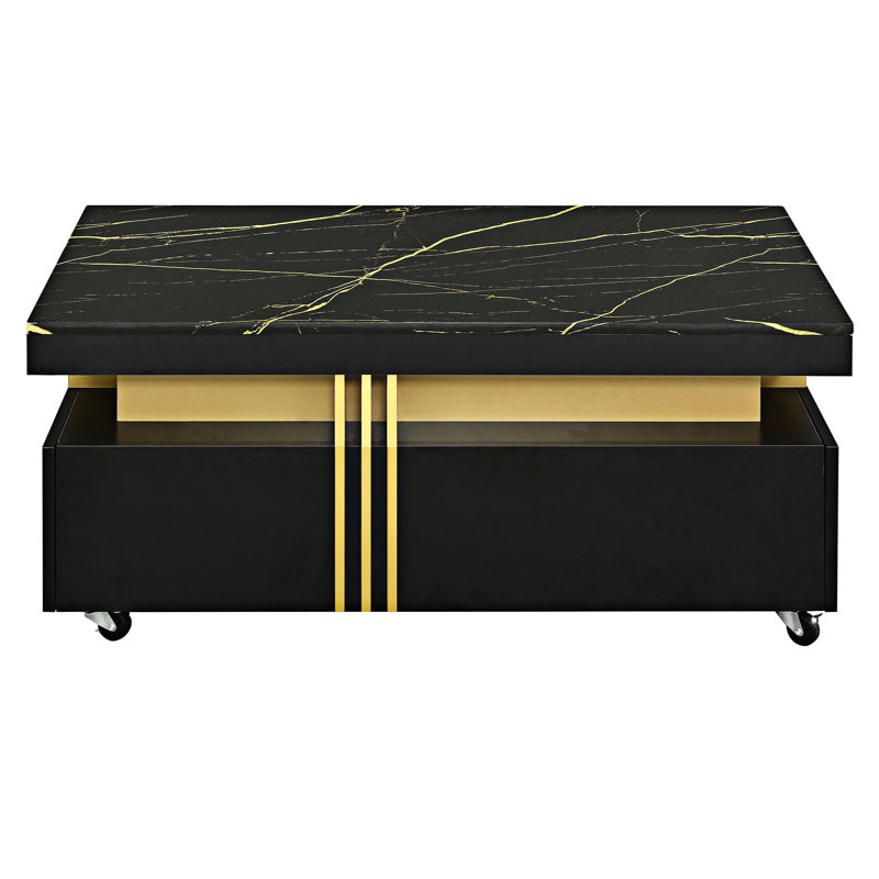 Table basse Naethan, Noir
