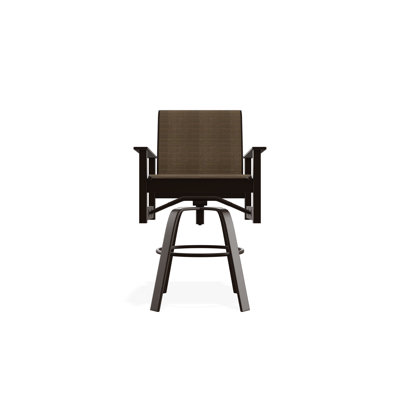 Fauteuil pivotant à hauteur de barre en polymère de qualité marine Leeward Sling