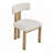 Fabric Upholstered Dining Chair Set with Back,Metal Legs-1321651674-1321651675