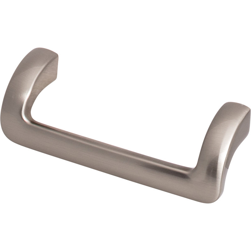 Kentfield Drop Handle, Brushed Satin Nickel, 3 3/4" Center to Center