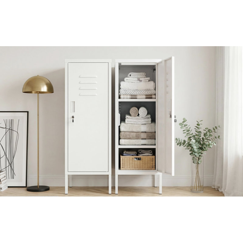 35cm Wide File Cabinet, White