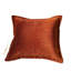 Housse de coussin Dey, velours rose cuivre brun brillant, carré 20 pouces-122359256