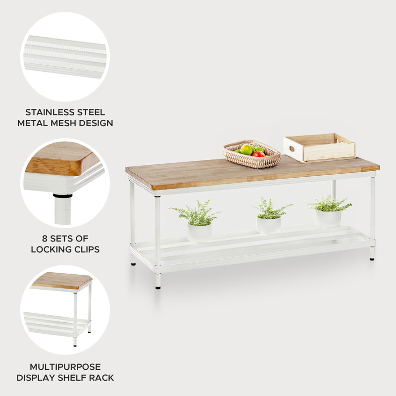 47.7'' W Steel Height -Adjustable Shelving Unit