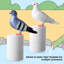 Bird Of Peace Foam Soap Dispenser - Funny Pigeon Poop Induction Hand Washer Automatic Touchless Soap Dispenser For Kitchen & Bathroom (grey)-1892267063