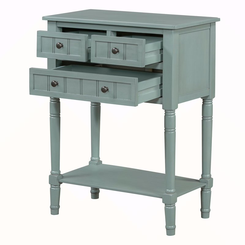 Console étroite, Bleu pâle