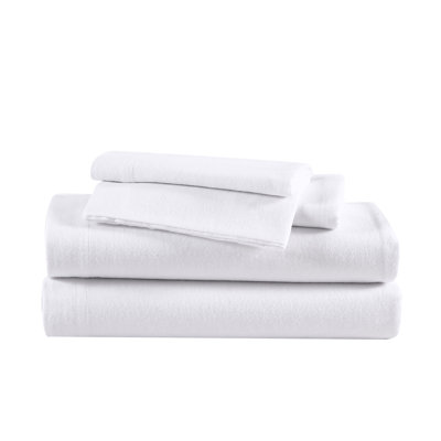 Eddie Bauer Solid Cotton Flannel Sheet Sets