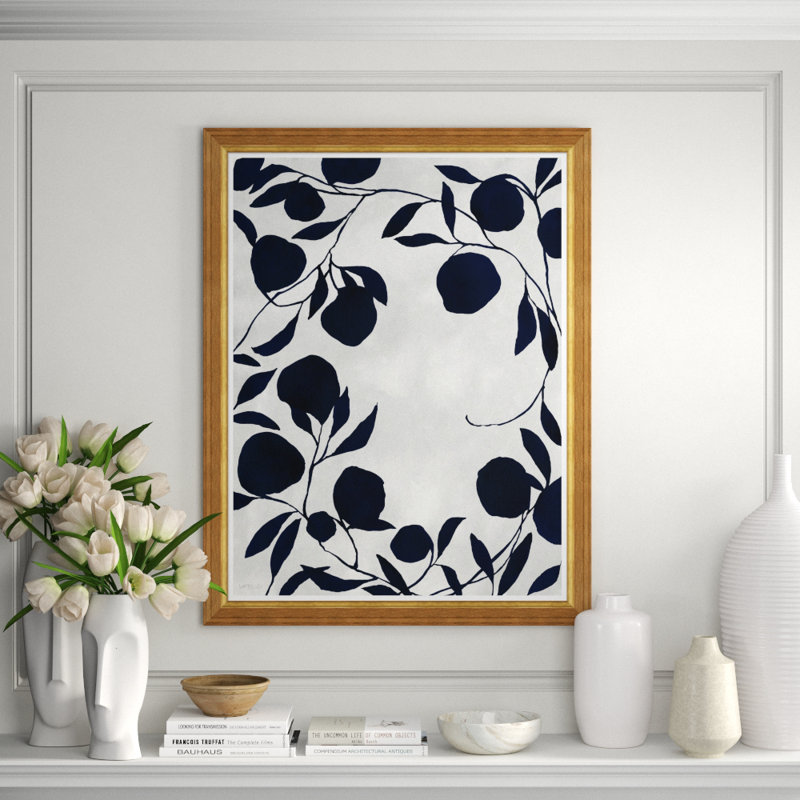 Ink On Paper - Pomegranate Giclee Print by Susan Hable