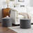 Upholstered Pouf 17.7"x17.7"x13.8"-1069679526