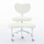 Chaise plus, pieds croisés avec roulettes, chaise, support lombaire de tabouret réglable, version améliorée, assise confortable toute la journée convenant à la maison et au bureau-917953239-917953238