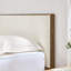 Rezana Solid Wood Boucle Upholstered Headboard Bed Frame-122657963-122657960