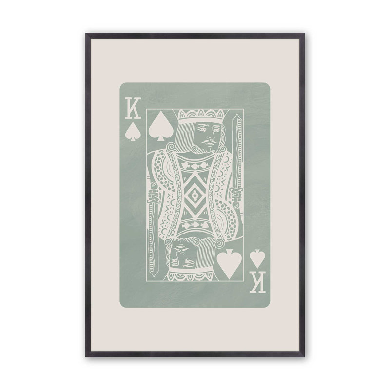 Impression de carte «Sage King», Zinc patiné, H 37,25 po x l 25,25 po