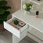 Coiffeuse moderne en bois massif avec miroir-1084881422